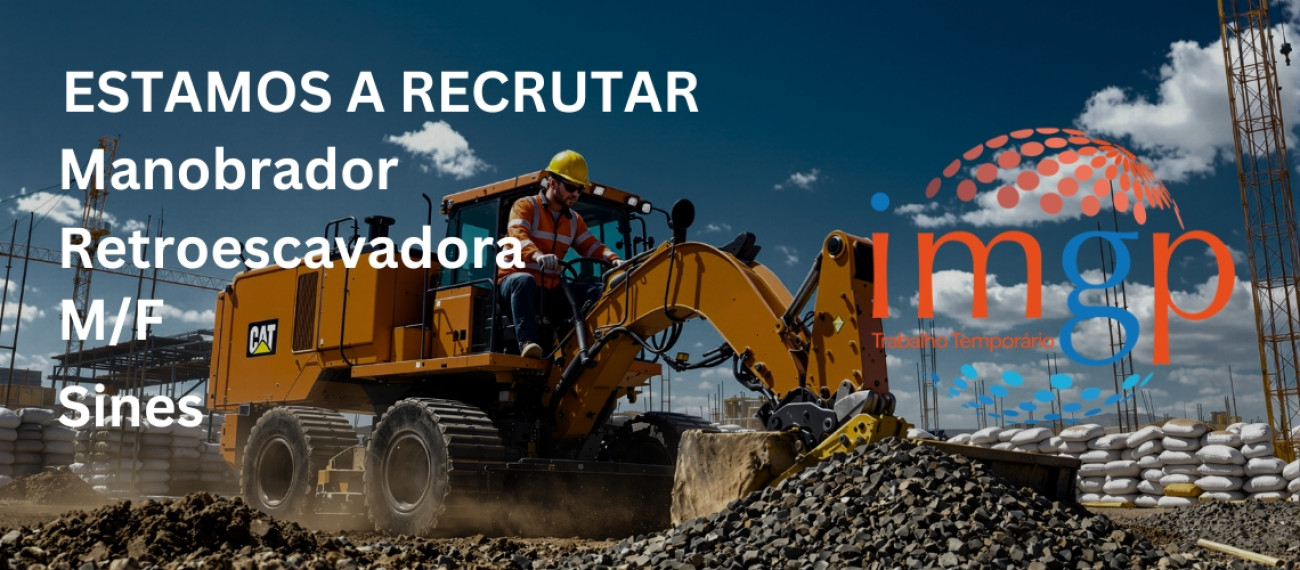 Manobrador de Retroescavadora (M/F)
